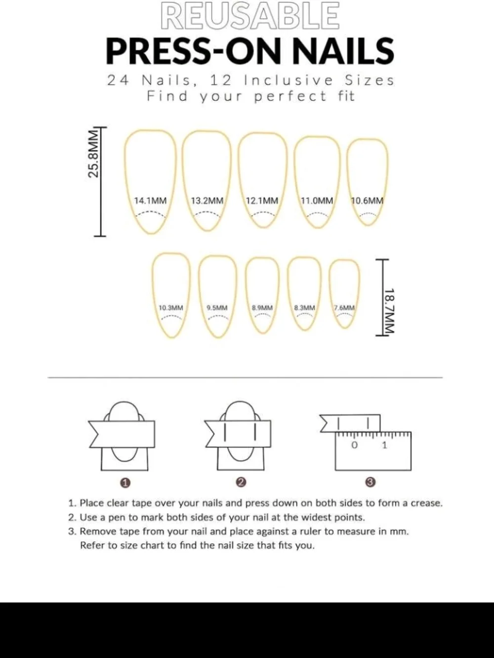 White & Pink Floral 3D Stiletto Nail Art Set - Luxury Women Makeup - Picture 4 of 6